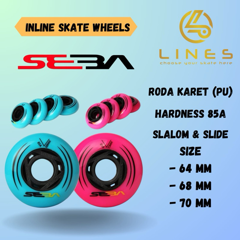 WHEEL RODA INLINE SKATE SEPATU RODA SEBA