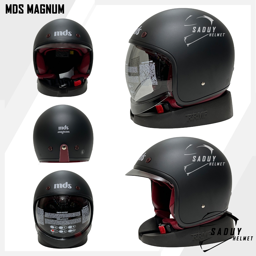 HELM MDS MAGNUM BLACK DOFF