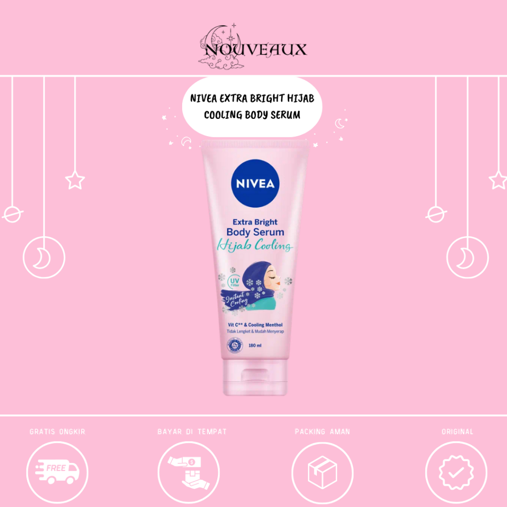 NIVEA Extra Bright Hijab Cooling Body Serum - NIVEA Hijab Body Serum - NIVEA Hijab - NIVEA Body Seru