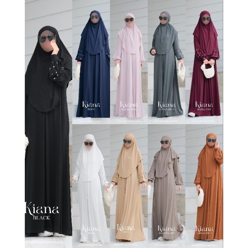 Kiana Series (Set Bergo) by Azzahra Premium