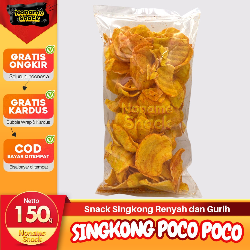 

NoName Snack - Keripik Opak Singkong Poco Poco Matang Grosir 150Gr