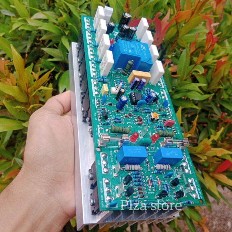 Kit driver Class H mini 4 set tr final Toshiba fullset lengkap protektor speaker tinggal colok PSU u