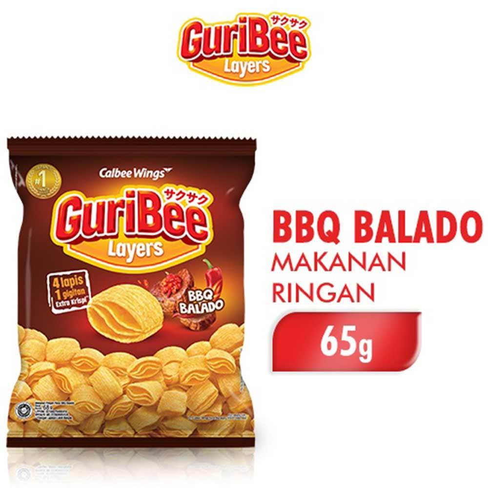 

GURIBEE Snack BBQ Balado 65gr