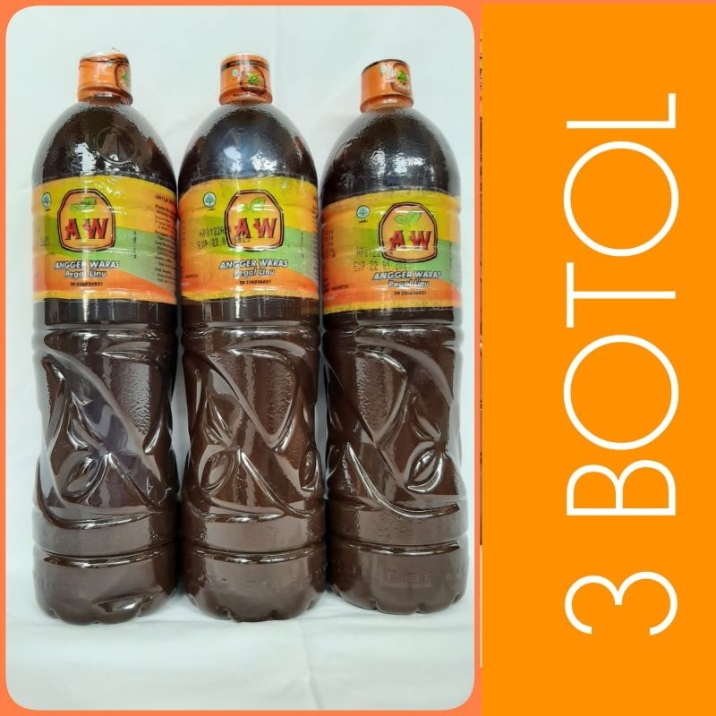 

JAMU ANGGER WARAS HERBAL AW TUTUP ORANGE 1.5L/1500ML EXP 22-01-2025