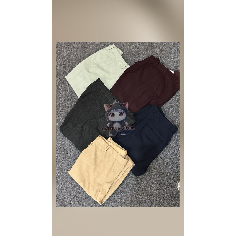 (Preloved) Celana Ankle / Formal Uniqlo