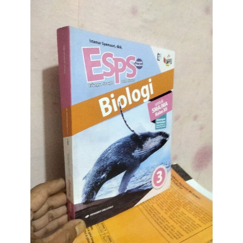 buku esps biologi kelas 12/XII/3 sma/ma Erlangga revisi
