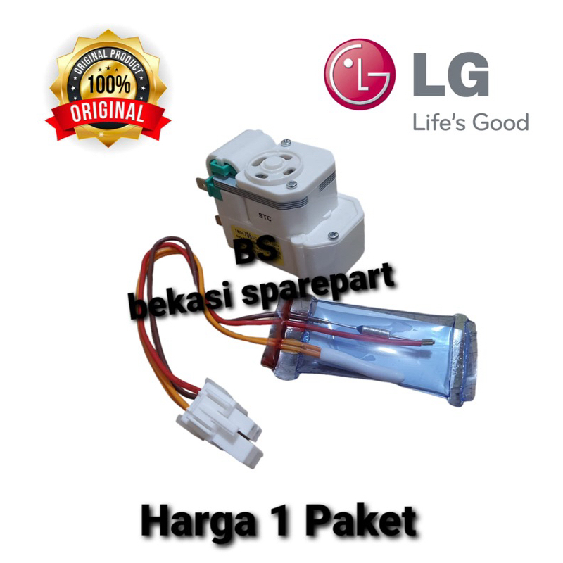 1 Set Timer Defrost Bimetal Kulkas LG Inverter 2 Pintu