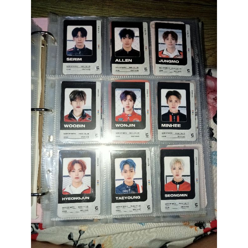 (booked) ID CARD CRAVITY |SERIM|ALLEN|JUNGMO|WOOBIN|WONJIN|MINHEE|HYEONGJUN|TAEYOUNG|SEONGMIN