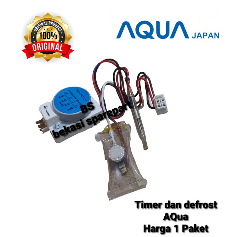 TIMER DEFROST BIMETAL FUSE KULKAS AQUA 2 PINTU