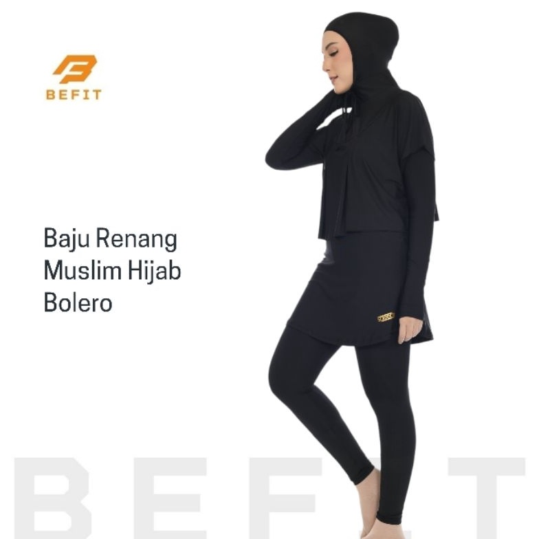 KODE I83U Baju Renang Wanita Muslim Muslimah Dewasa Hijab Bolero Syari Jumbo