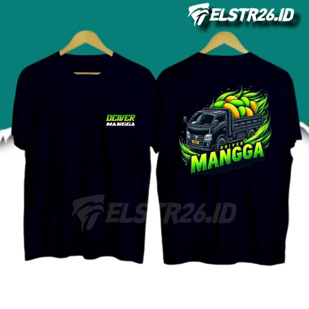 ELSTR26 Kaos Distro DRIVER MANGGA | Cotton Combed 24s | Size M sd 4XL | Baju Driver Muda Punya Cerit