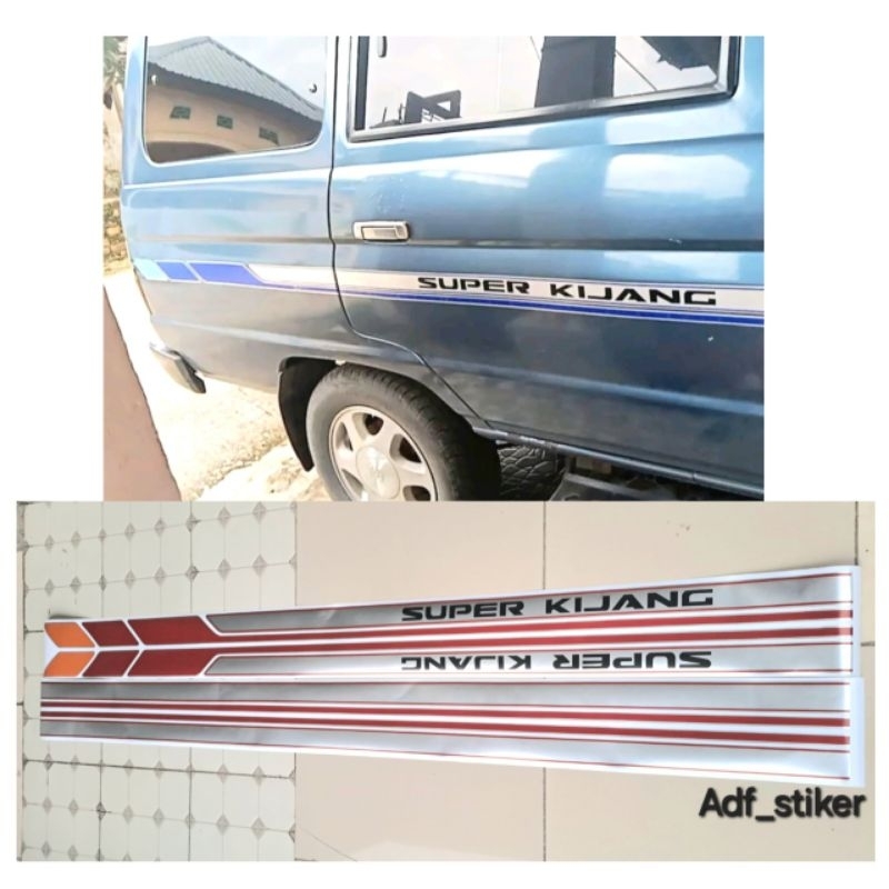 Stiker List Body Kijang Super Lama Long Short / Sticker Kijang Super Long /  kijang super long