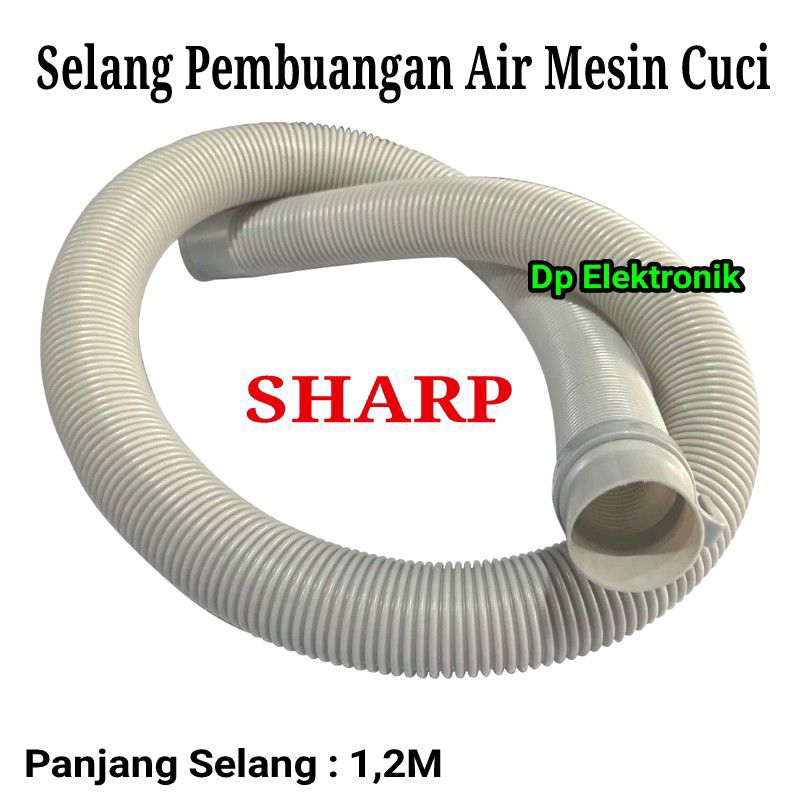 Selang Pembuangan Air Mesin Cuci Sharp 2 Tabung Umum Panjang 1,2 Meter