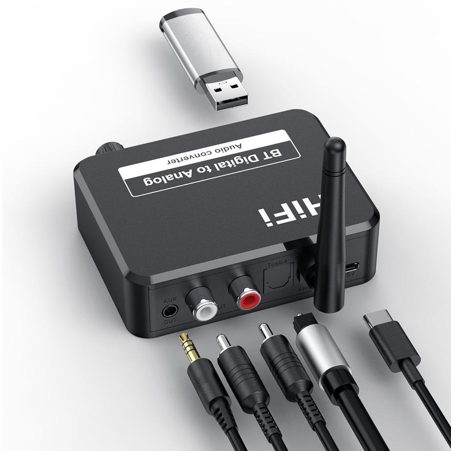 DAC Audio Bluetooth 51 Receiver HiFi Digital to Analog