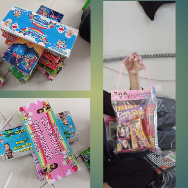 

label snack wadah jajan custom