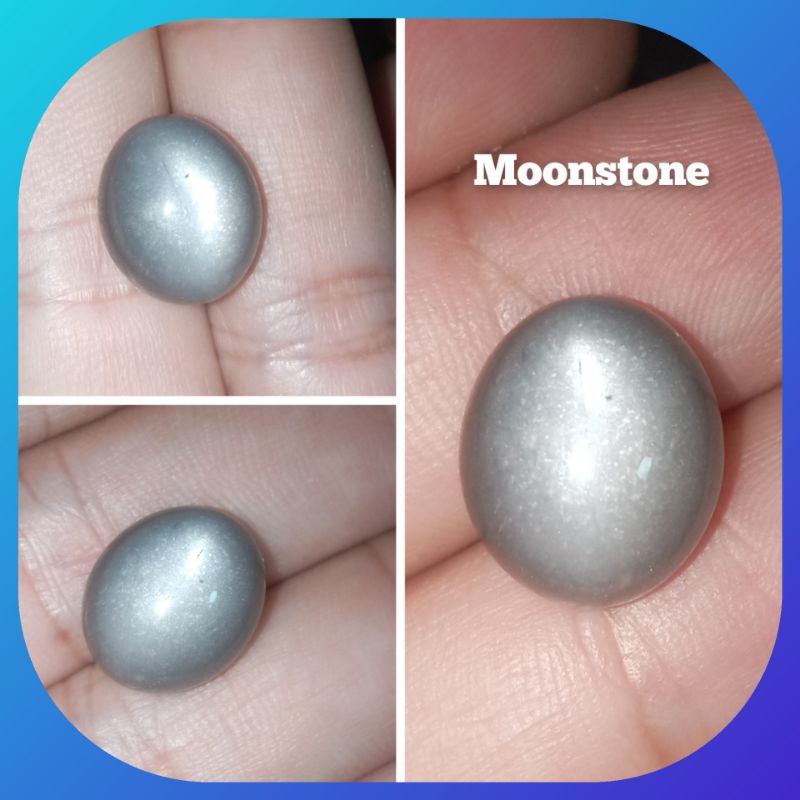 Batu cincin moonstone asli