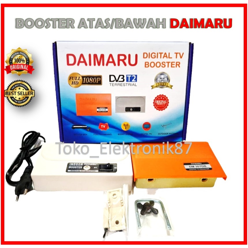 Booster Antenna DAIMARU Digital dan Analog Boster Antena TV