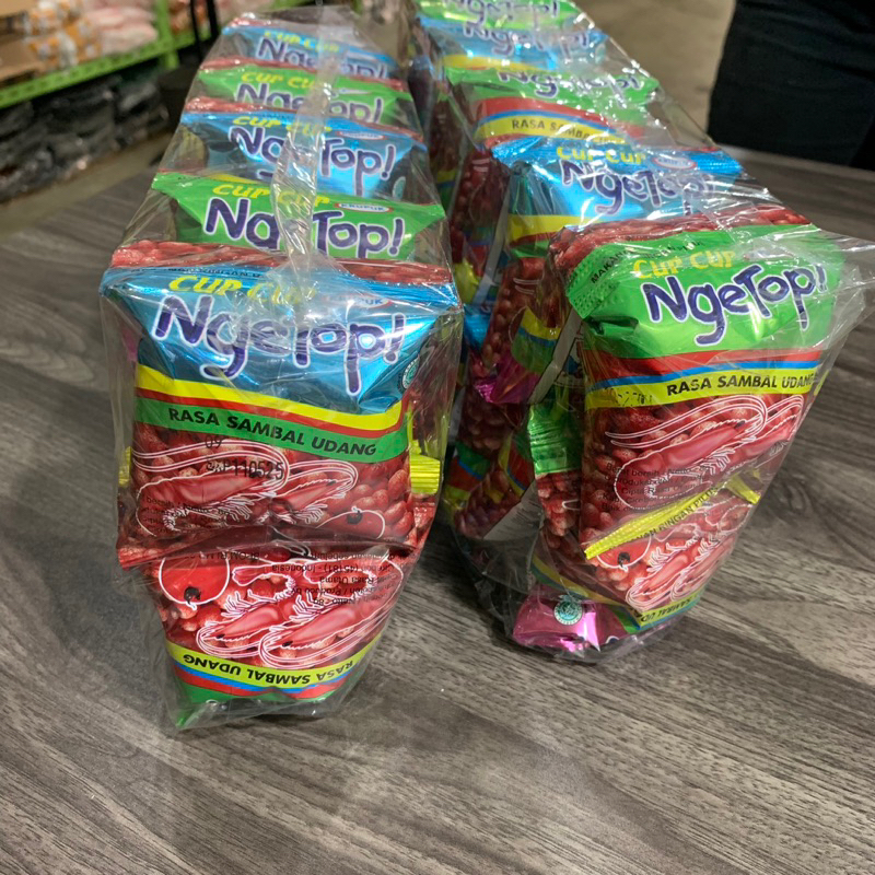 

Cup Cup Ngetop Rasa Sambal Udang Isi 20 Bungkus Enak Gurih