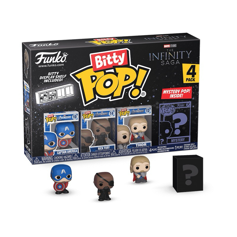 MARVEL BITTY POP MARVEL THE INFINITY SAGA 4-PACK