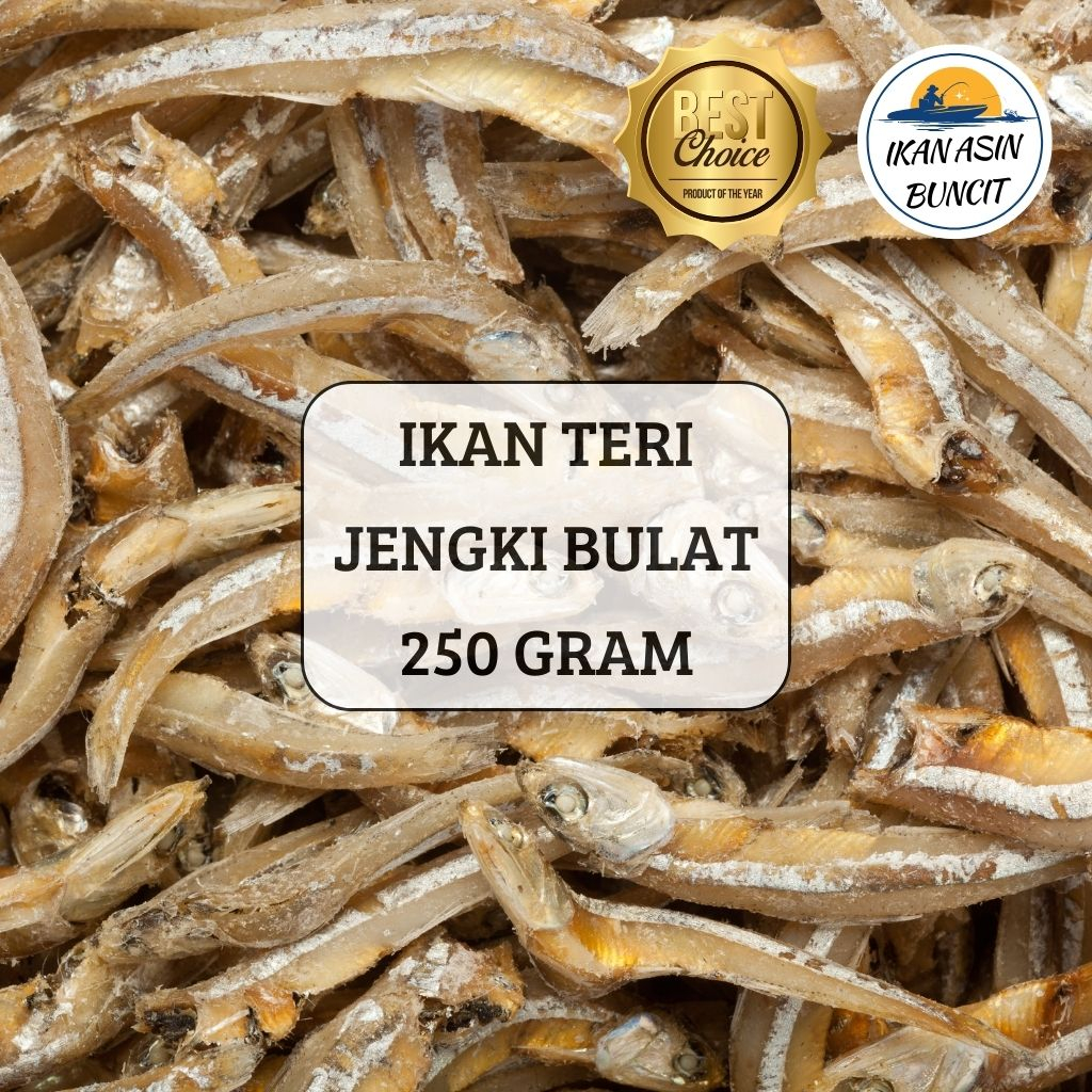 

IKAN TERI JENGKI BULAT 250 GRAM