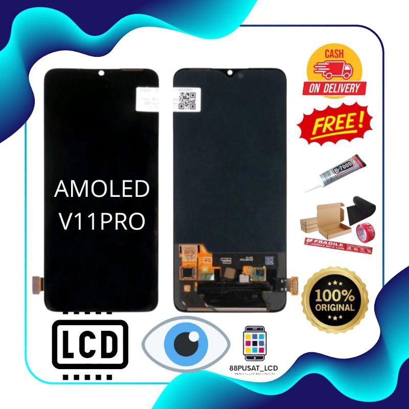 LCD FULLSET VIVO V11PRO AMOLED ORIGINAL FINGERPRINT