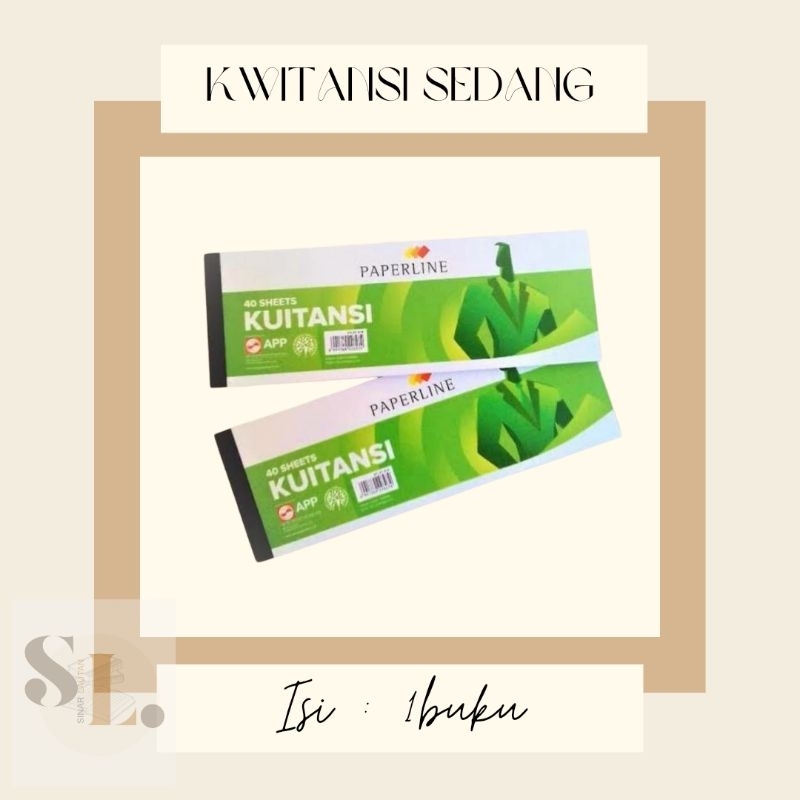 

BUKU KWITANSI PAPERLINE UKURAN SEDANG