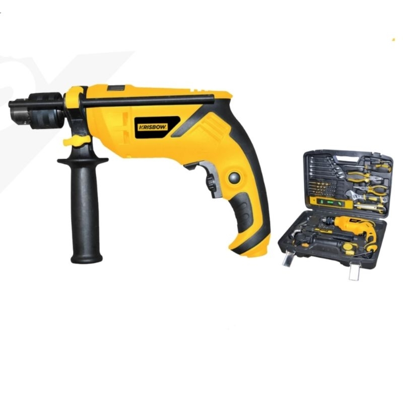 BOR TEMBOK SET , IMPACT DRILL SETT , IMPACT DRILL KRISBOW 13MM