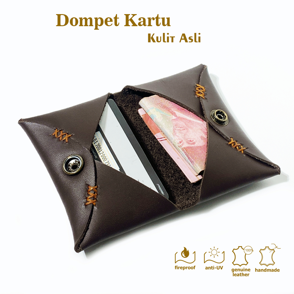 QLT Leather - Uras Card Holder | Dompet Kartu | Card Wallet | Dompet Kartu Kulit | Card Holder | Dom