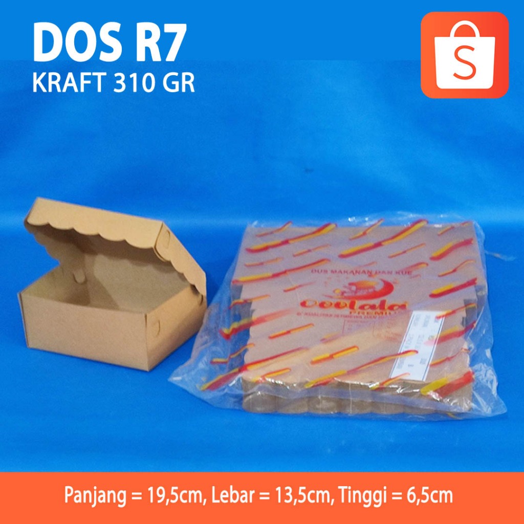 Dos R7 Kraft 310 Gr / Dos Kue (100Pcs)