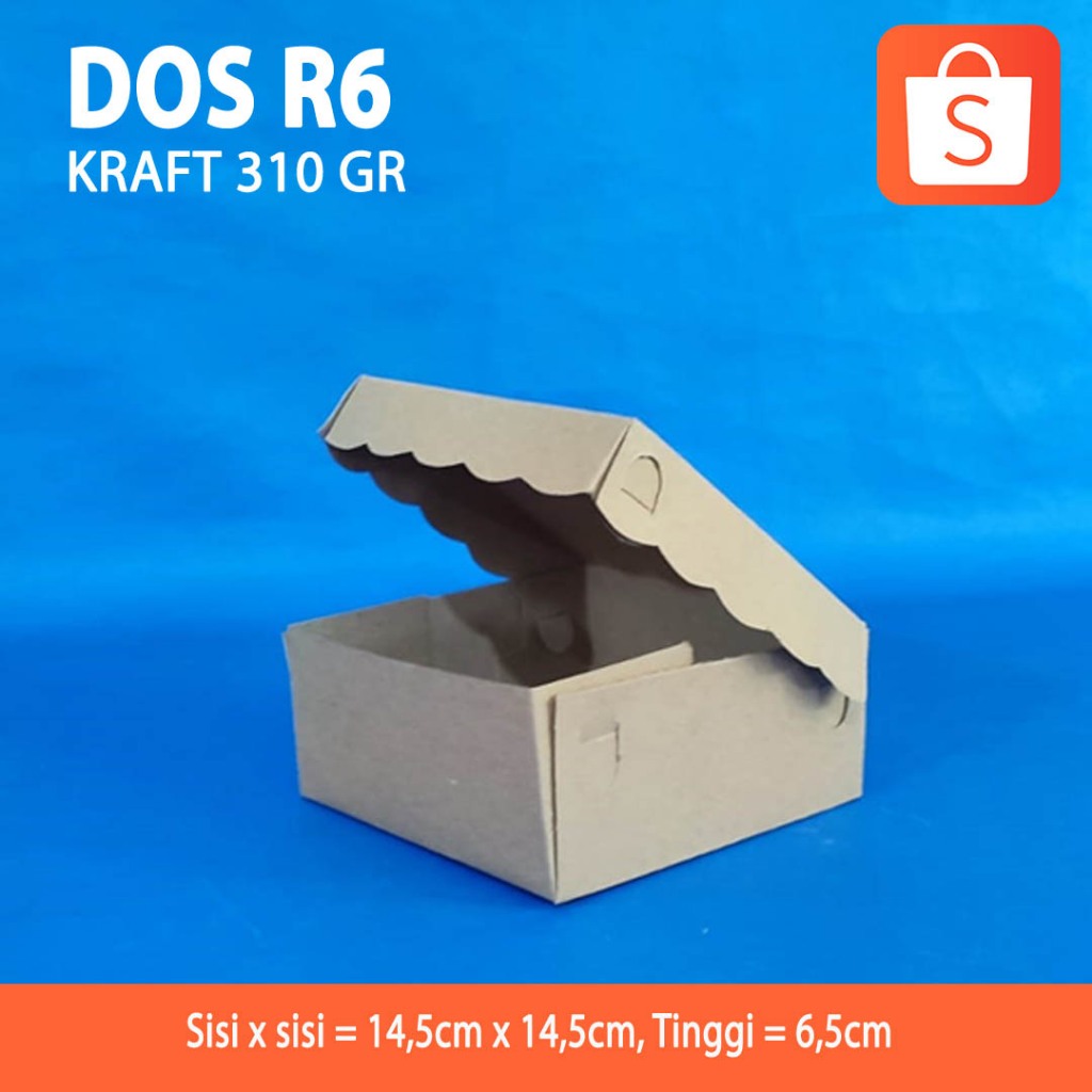 Dos R6 Kraft 310 Gr s / Dos Kue Kraft 100 Pcs