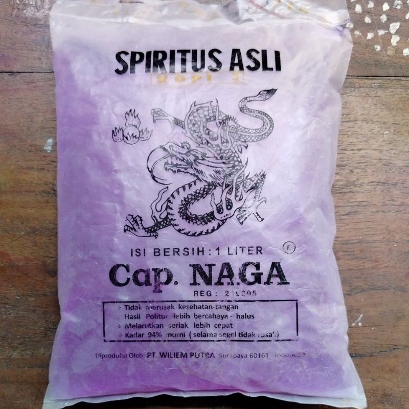 SPIRTUS 1 LITER CAP NAGA ASLI BERKUALITAS