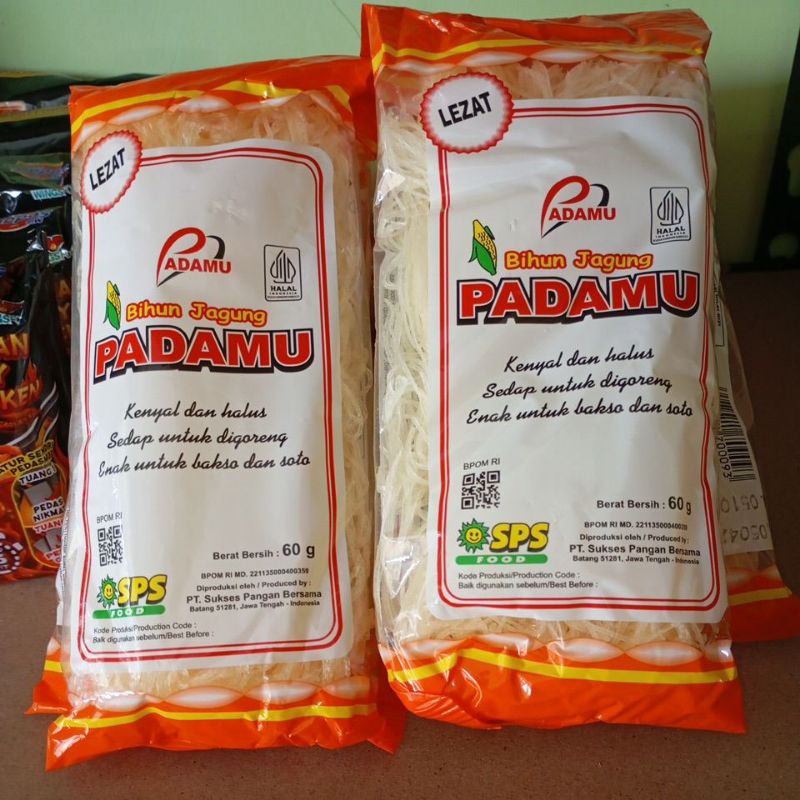 

Bihun Padamu Orange kecil kemasan 60 gr