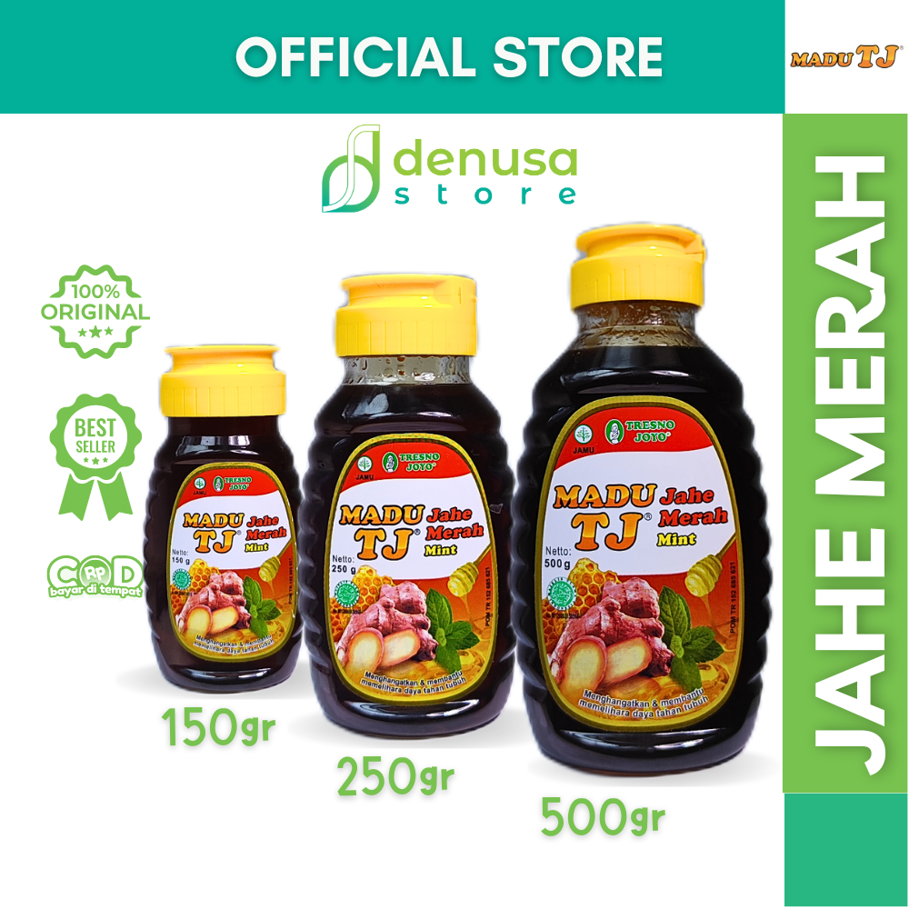

Madu TJ Jahe Merah Mint 150g / 250g / 500g | Madu Herbal Hangat Siap Minum untuk Hari-hari Aktif