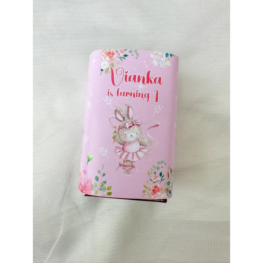 

Bunny Balet Kelinci Balerina - Label Susu Kotak / Ulang Tahun / Label Dessert Table Birthday