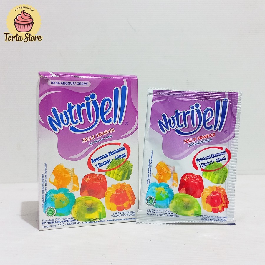 

NUTRIJEL AGAR JELLY RASA ANGGUR / NUTRIJEL JELLY POWDER RASA ANGGUR 10 GR