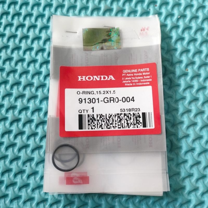 AHM 91301-GR0-004 Oring 15.2X1.5 baut bantalan lidah tensioner Beat,Vario 110,Scoopy,Spacy