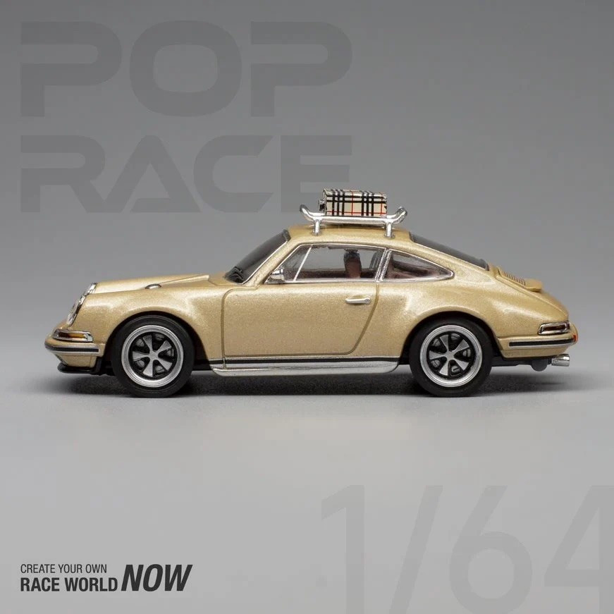 POP RACE PORSCHE 964 SINGER BROWN DIECAST POP RACE PORSCHE SINGER BROWN POP RACE PORSCHE 964 SINGER 