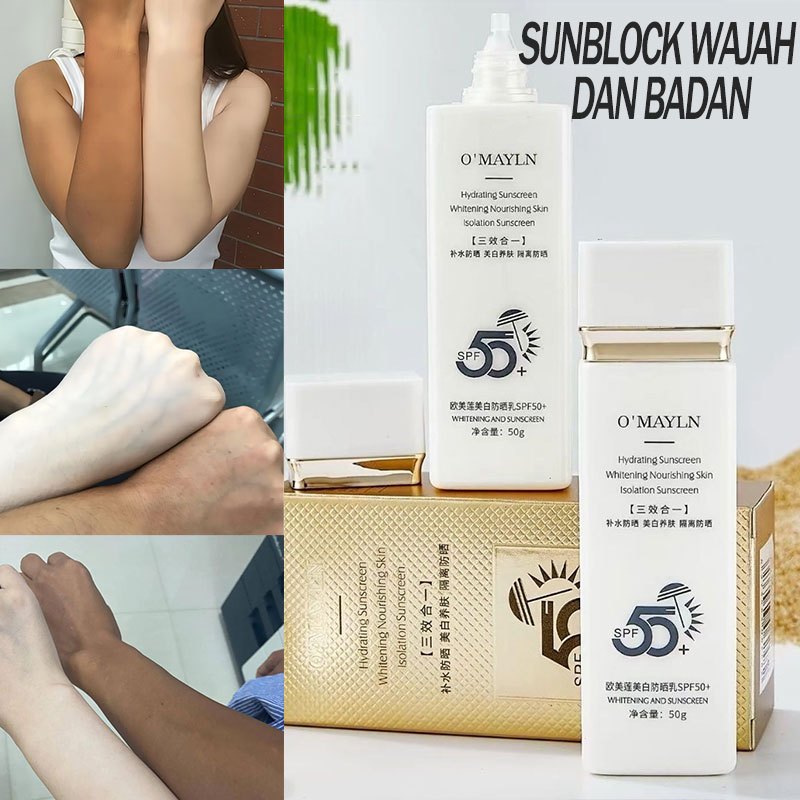 sun block sunblock badan sun screen sunblock badan spf 50 pa ++++ sunblock wajah