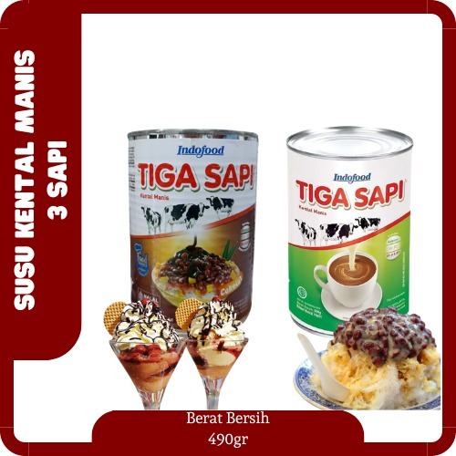 

Susu Kental Manis Tiga Sapi 490gr | Susu Kental Manis 3 Sapi