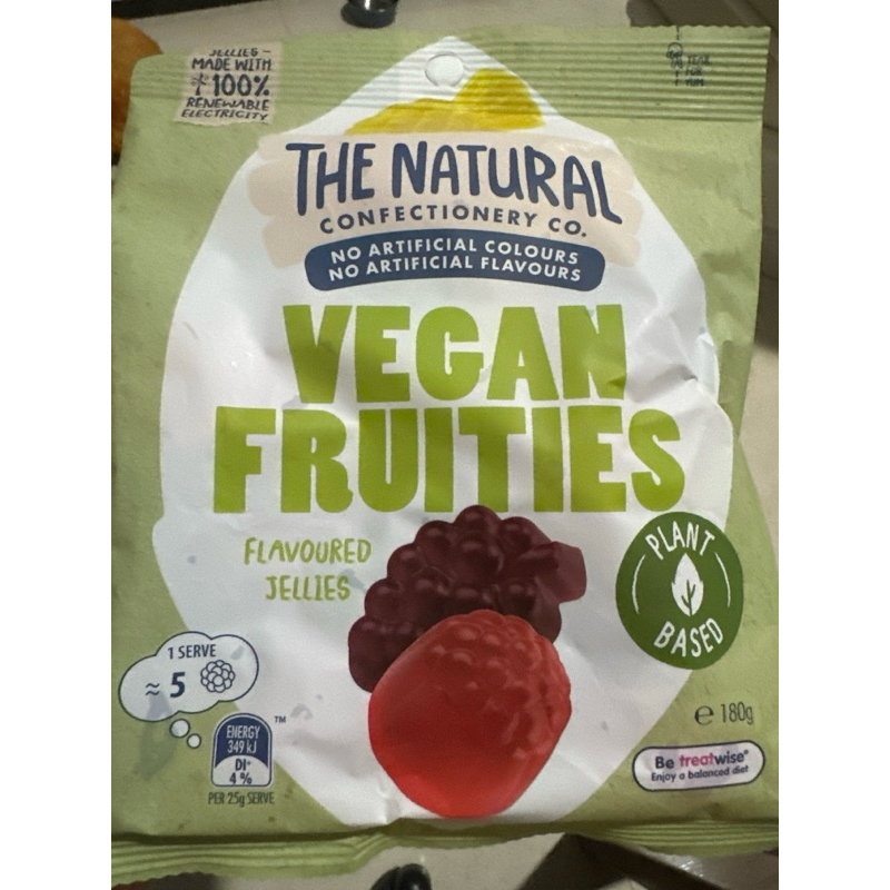 

the natural VEGAN fruities jellies 180gr