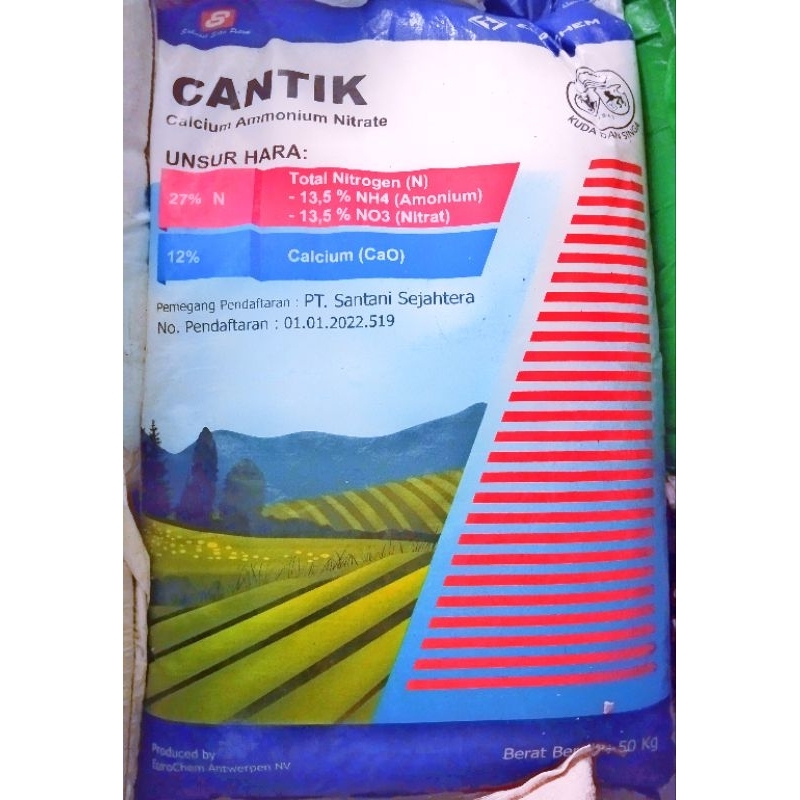 PUPUK Cantik (Calcium Ammonium Nitrate) 1Kg
