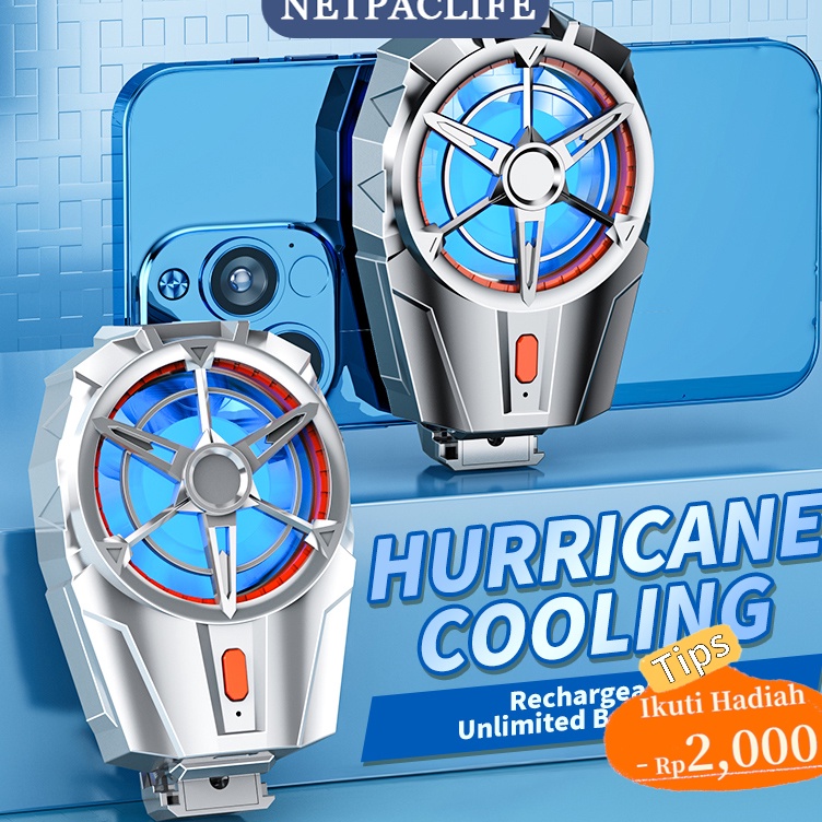 Berkualitas Tinggi NetpacLife X52 Cooler HP Fancooler Pendingin Kipas Angin Wireless Cooler Gaming R