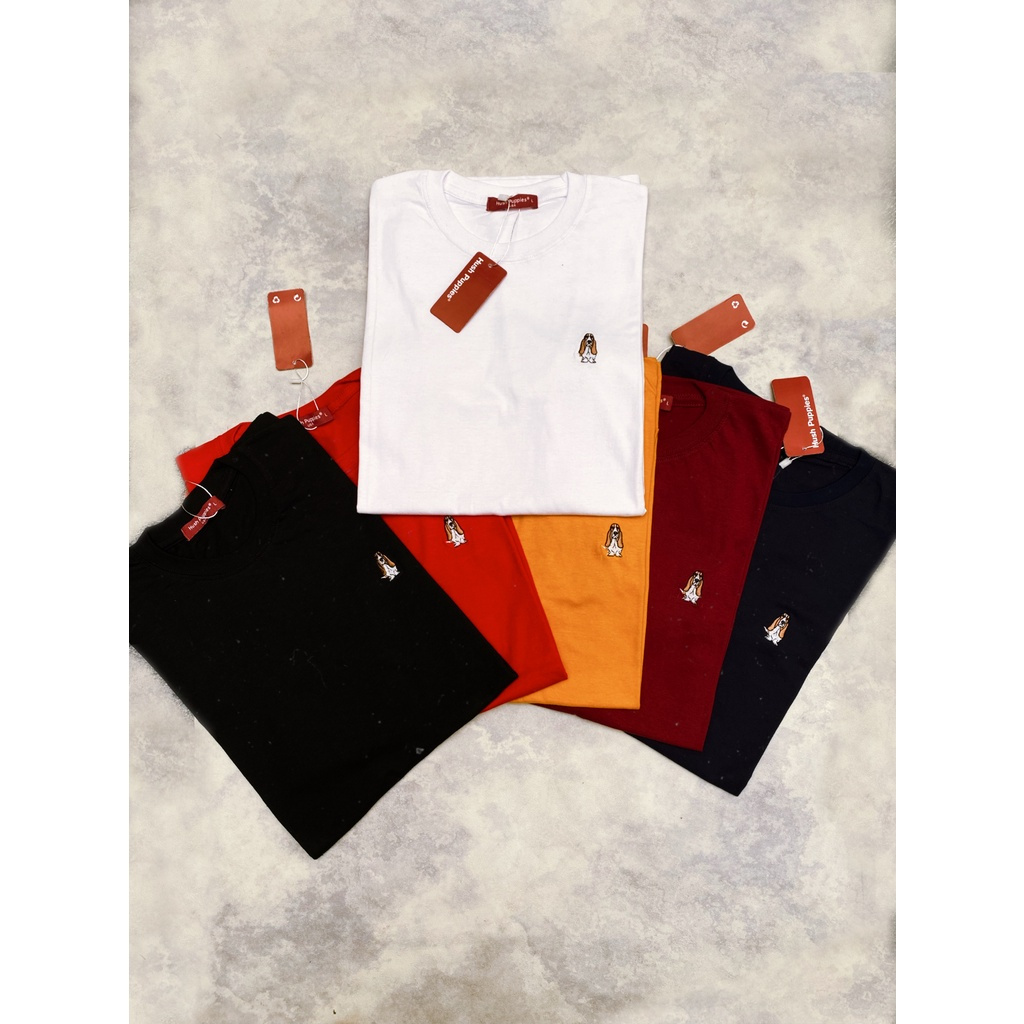 HUSH PUPPIES TEE / KAOS HUSH PUPPIES / HUSH PUPPIES BORDIR