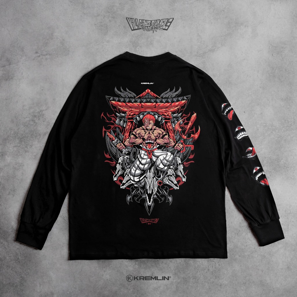 KREMLIN Longsleeve T-shirt Anime Villains Rumble Series - SUKUNA