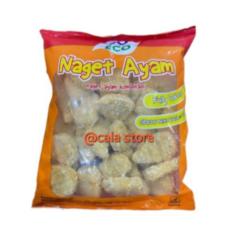 

SO ECO NAGET AYAM 500 GRAM / NUGGET AYAM 1/2KG / NUGET ENAK MURAH KEMASAN 500GR / FROZEN FOOD HALAL / HARGA TERJANGKAU