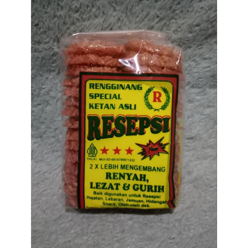 

RENGGINANG RESEPSI - Mekar dan Gurih. BEST SELLER!!