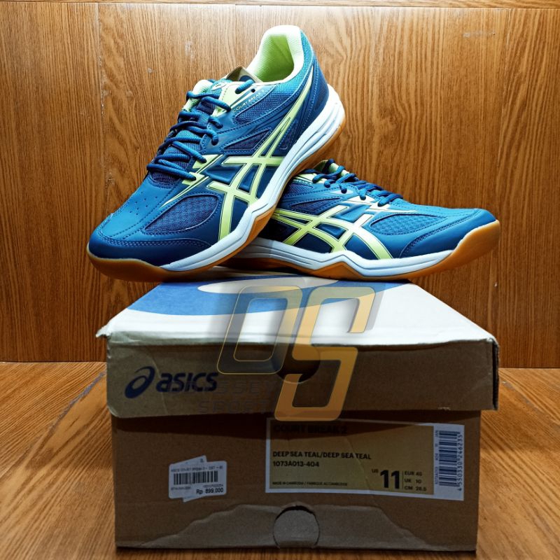 Sepatu Voli Asics Court Break 2 (Deep Sea Teal) 100% ORIGINAL