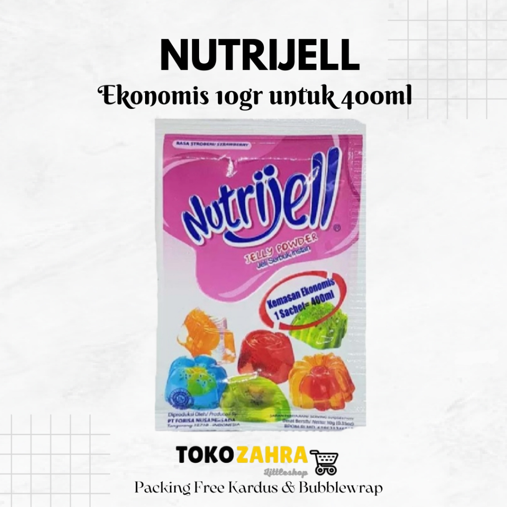 

Nutrijell Ekonomis 10gr Rasa Strawberry