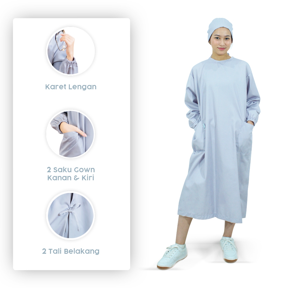 LINCURT - Surgical Gown Katun Drill Premium