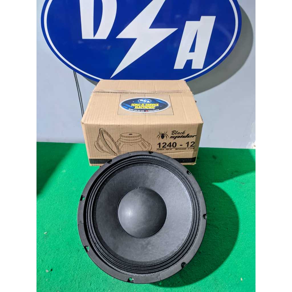 SPEAKER BLACK SPIDER 12 INCH 1240